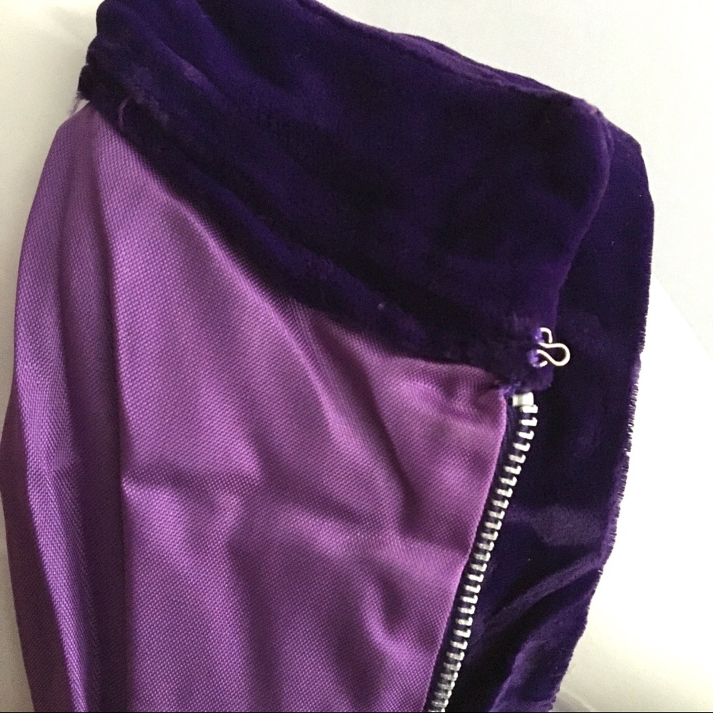 Vintage 1960s Velvet Mod Dress Gogo - Picture 10 of 14